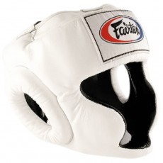 Боксерский шлем Fairtex (HG-3 white)